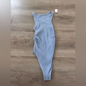 aerie xs blue body suit